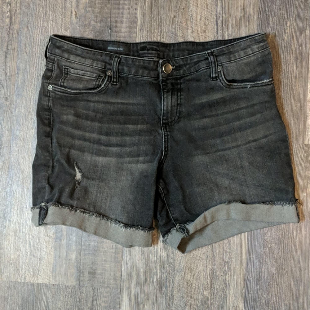 Kut from the cloth dark grey shorts